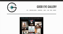 Desktop Screenshot of goodeyegallery.com